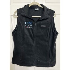 Columbia Black Fleece Vest with UNC Health Children’s 
Embroidered Logo